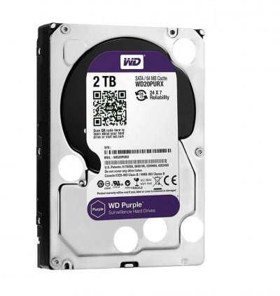 HDD Western Digital WD20PURZ Purple DB 3.5 Surveillance 2TB