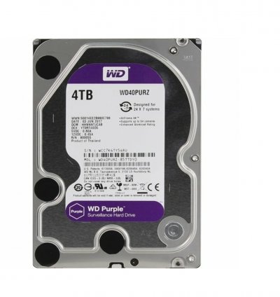 Sərt disk HDD WD WD40PURZ 3.5 Purple 4TB